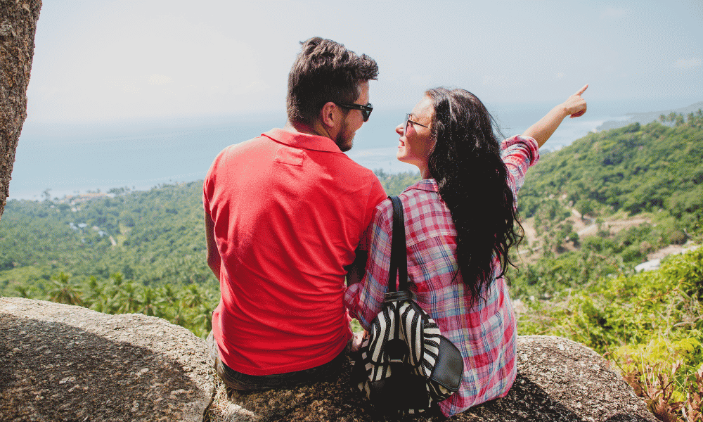 honeymoon couple